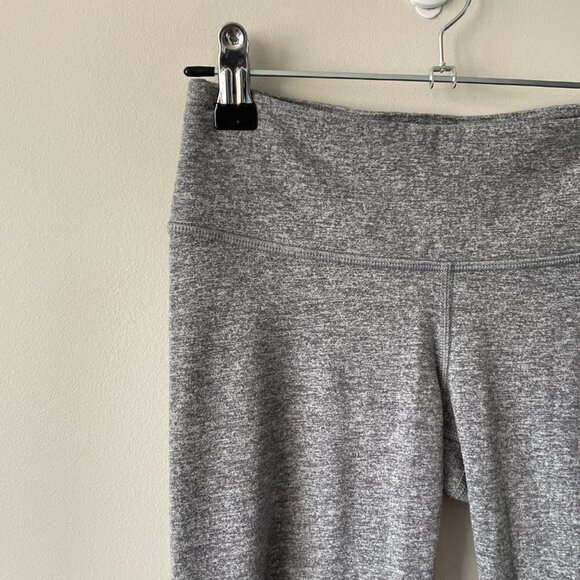 Lululemon Heathered Leggings High Rise Skinny Leg Gray 2 - Picture 4 of 7